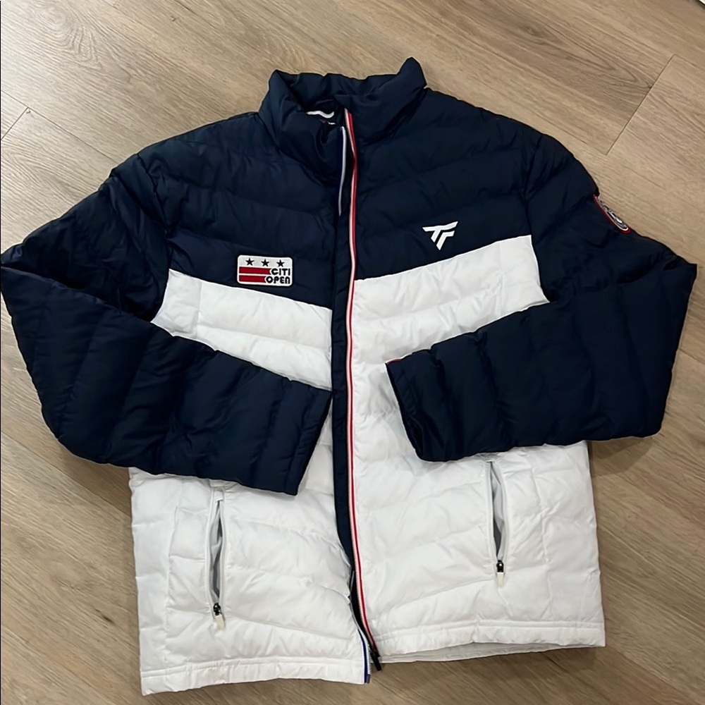 Citi DC flag lightweight bomber jacket white/navy